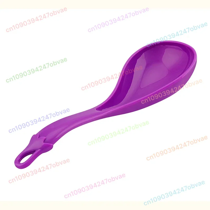 

Eggplant Large Spoon Soup Spoon Drink Spoon Ramen Eat Rice Soup Porridge