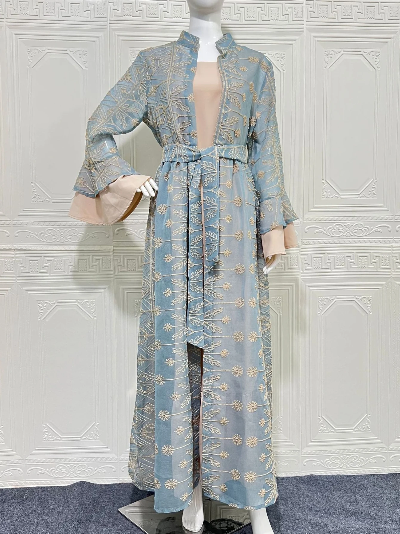 

Eid Abaya Women Dress Muslim Autumn Embroidery Dubai Vestidos Largos Long Dresses Kaftan Arab Robe Party Caftan Jalabiya Ramadan