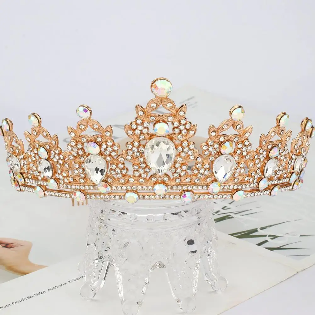 Etiquette Belt Set Birthday Party Etiquette Accessories Queen Crown Inlay Belt Set Long Ribbon Shoulder Strap Prom Queen Crown