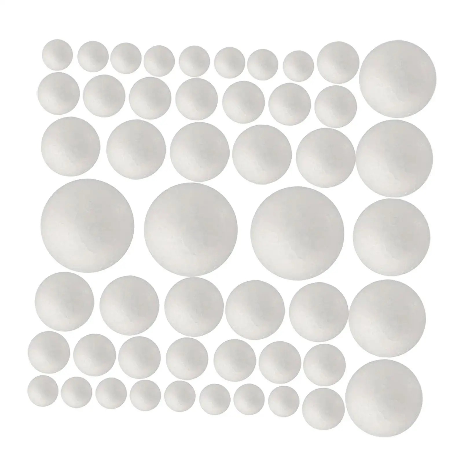 Smooth Craft Foam Balls Round Flexible Material Holiday Ornaments for DIY Christmas Party Home and Classroom Projects view 2