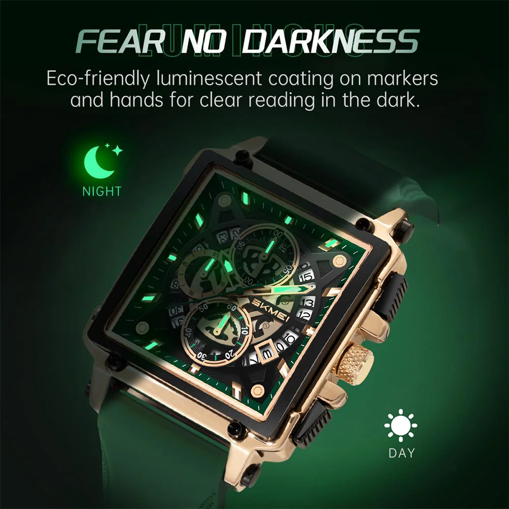 SKMEI Fashion Design Wristwatches Luxury  Waterproof Time Clock Date  Watches Movement Quartz Watch For Mens Women Reloj Hombre