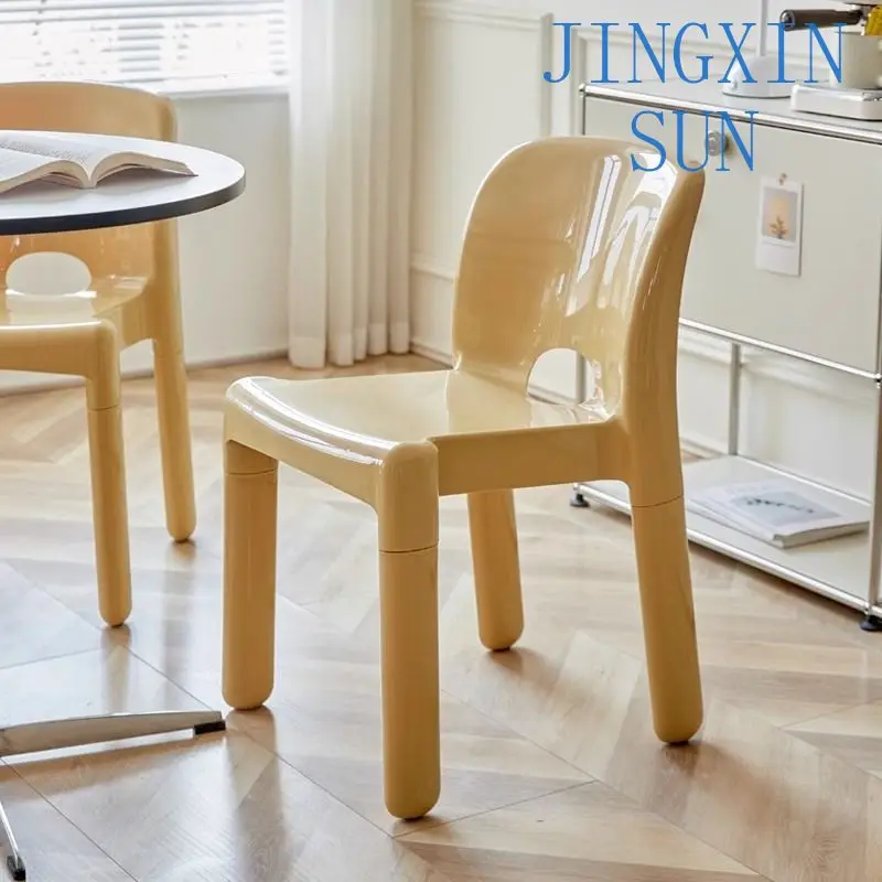 Portable Dining  Living Room Foldable Plastic Chairs Nordic Relaxing Chair Single Person Modern Luxury Decorative Furniture