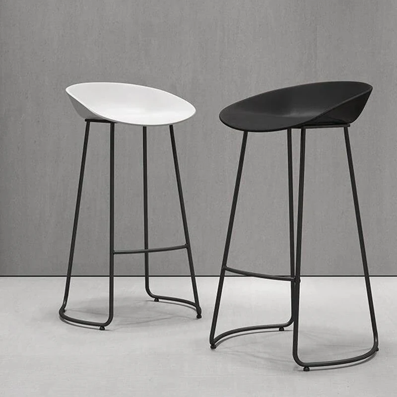 ^Nordic Minimalist Bar Stools Comfortable Modern Aesthetic Designer Bar Chairs Living Room Counter Banqueta Trendy Furniture