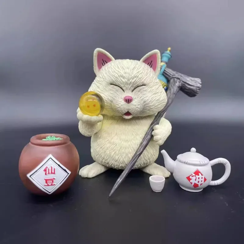 Figura de acción de Dragon Ball Karin Sama de 15cm, colección de estatuas, modelo de PVC hecho a mano, decoración de escritorio, juguete, adornos de regalo