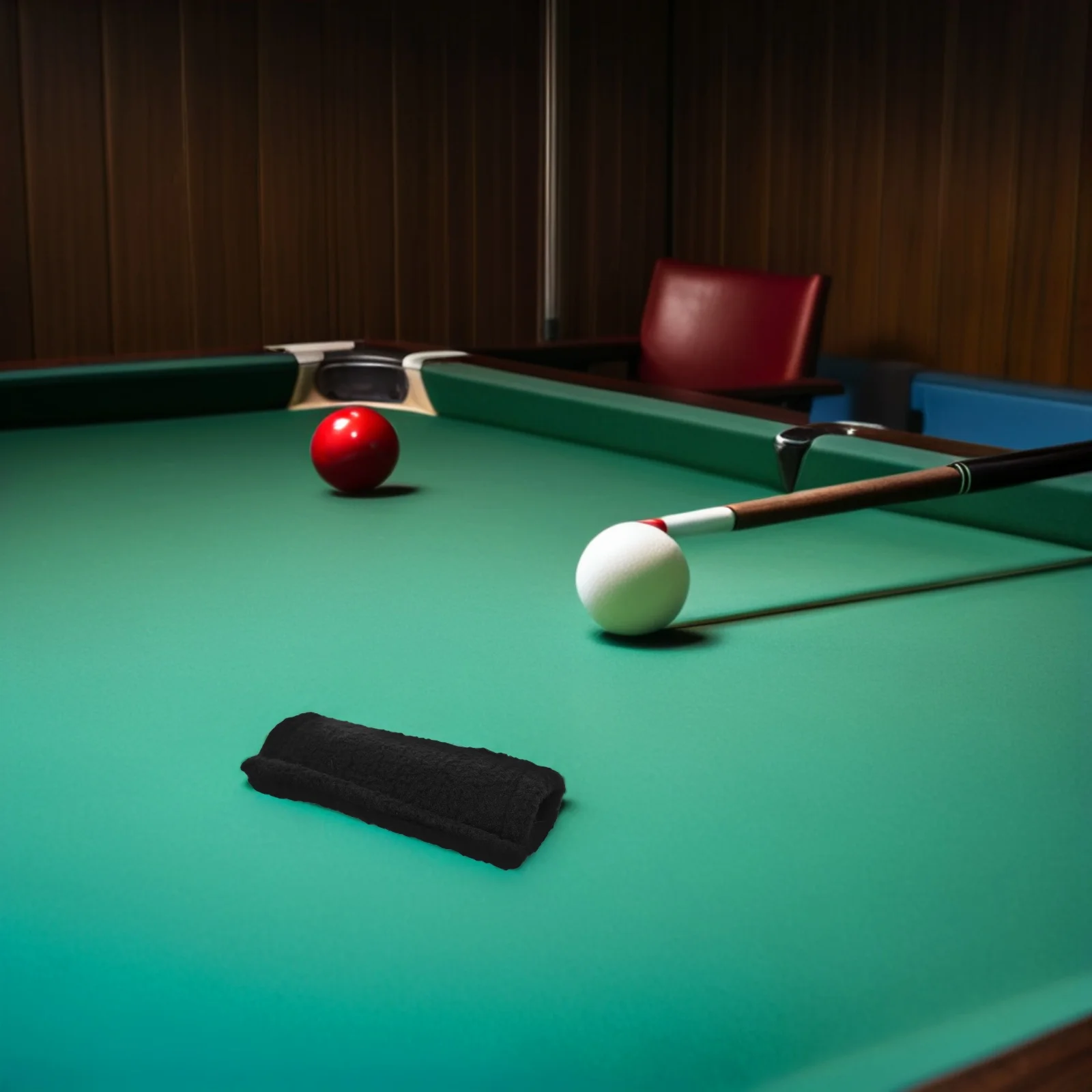 4 個プールキュークロスクリーナーソフト研磨ビリヤードキューシャフトクリーナースヌーカースティックワイパー再利用可能なクラブアクセサリー