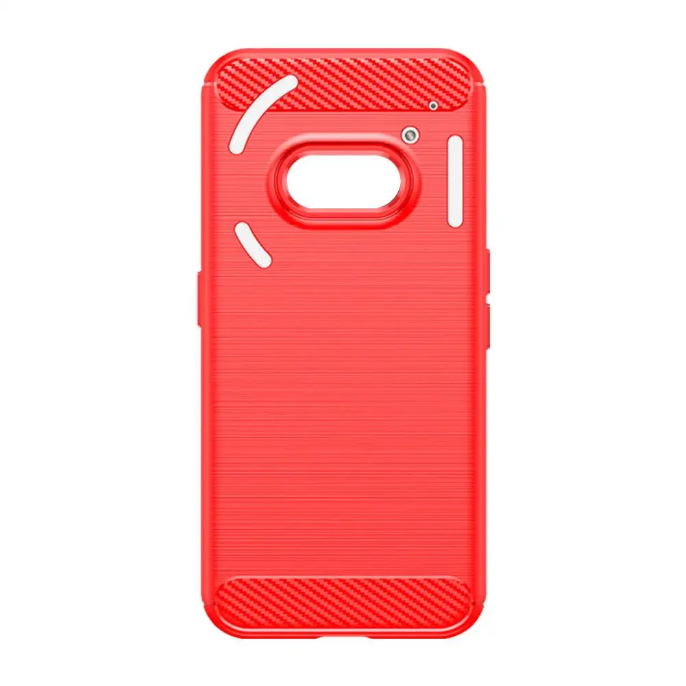 Cellphone Case For Nothing Phone 2A High Quality Brushed Material Durability Reliability Simple Brushed Carbon Fiber O1C4