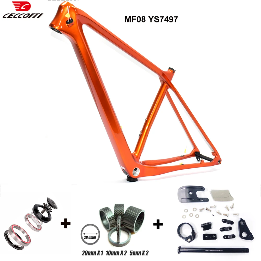 Full Carbon Mountain Bike Frame, Customized Color for 29er MTB T1000, DIY Color Bicycle Frame 29 MTB