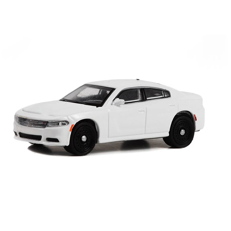 Diecast 1:64 Scale 2022 Charger Pursuit - White Simulation Alloy Cars Model Classics Nostalgia Adult Gifts Souvenir Display Toy