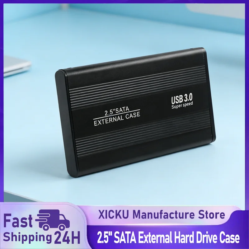 

2.5 Inch External HDD Case External Hard Drive HDD Enclosure Sata To USB 3.0 Hard Drive Cases With USB3.0 Cable