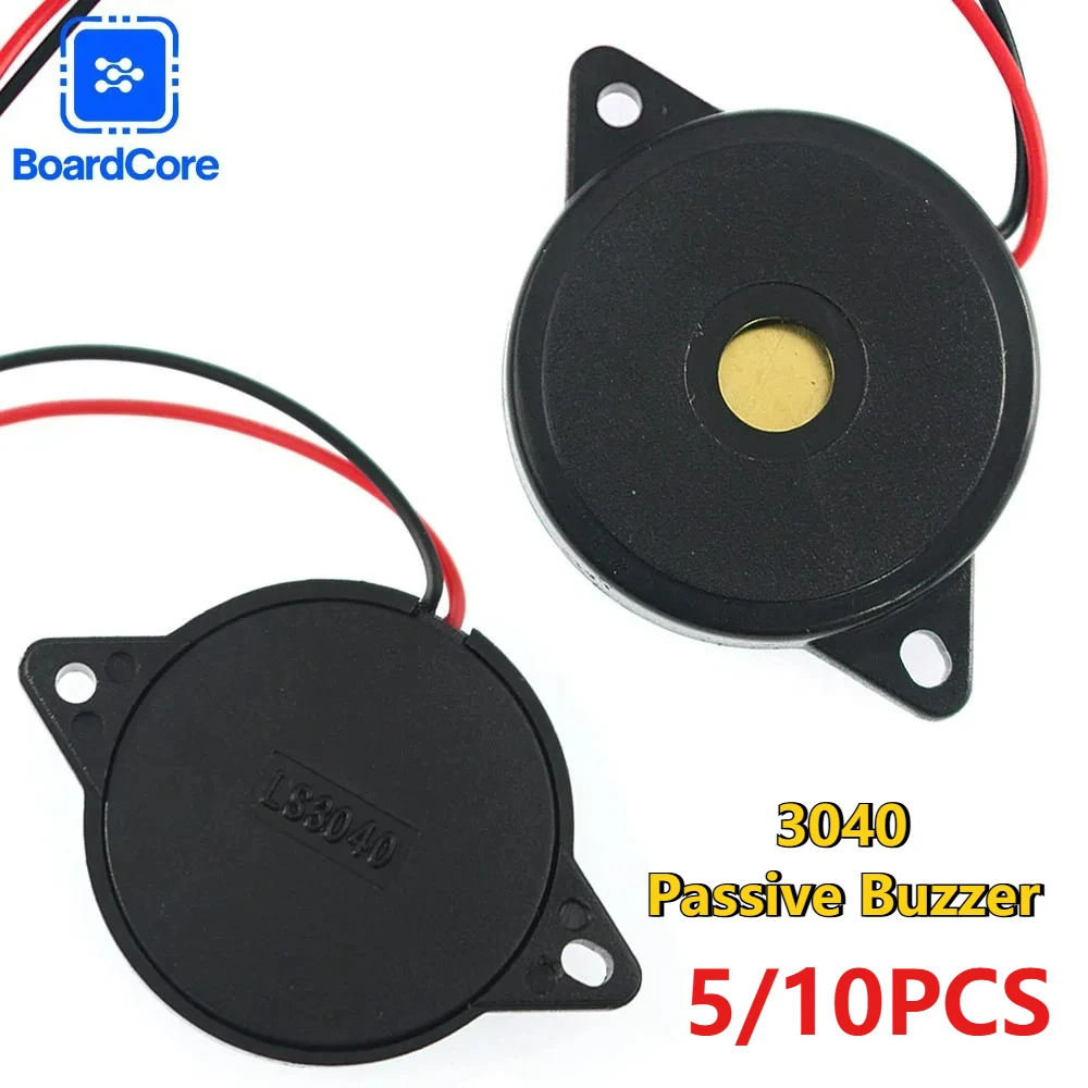 5/10 قطعة طنان عالي ديسيبل 3040 طنان سلبي مع سلك مكبر صوت كهرضغطية 39.5x4.0 مللي متر لـ Arduino لتقوم بها بنفسك عدة إلكترونية #2