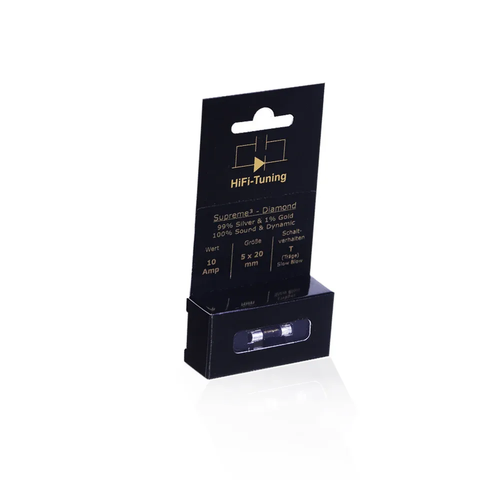 German HIFI-TUNING Sound Engineer Silver Supreme³ Series Diamond Gold Silver Cryogenic Fuse