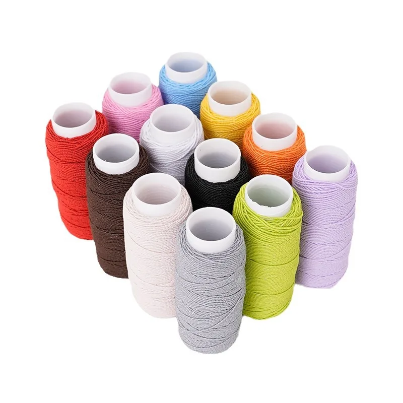 12PCS 0.6 mm color elastic rope very fine high elastic thread sewing machine base line DIY clothing, thin rubber thread