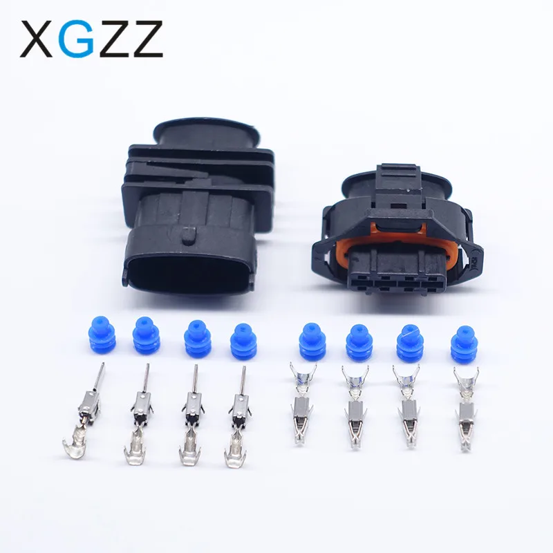 

XG7049-3.5-11/21 4 Pin 1 928 403 736 Female Male 3.5mm Auto Sensor Plug Electrical Wire Connector Use For Bosch