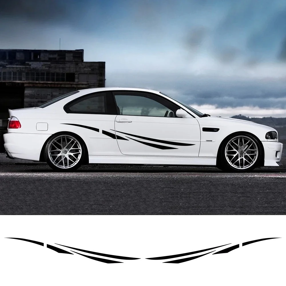 Adesivi Universali per Portiere Auto, Strisce Decorative in Vinile, Accessori per Tuning e Decorazione Carrozzeria