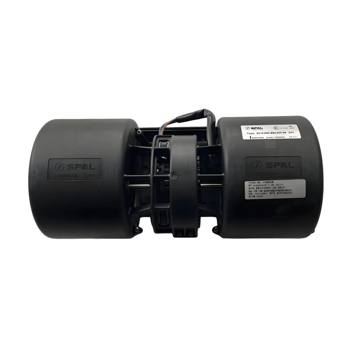 En stock, Motor de ventilador de aire de coche RGFROST 24V Auto A/C para Motor de ventilador de evaporador Spal 30007008 30007035 EV.C.020-BBL303-95