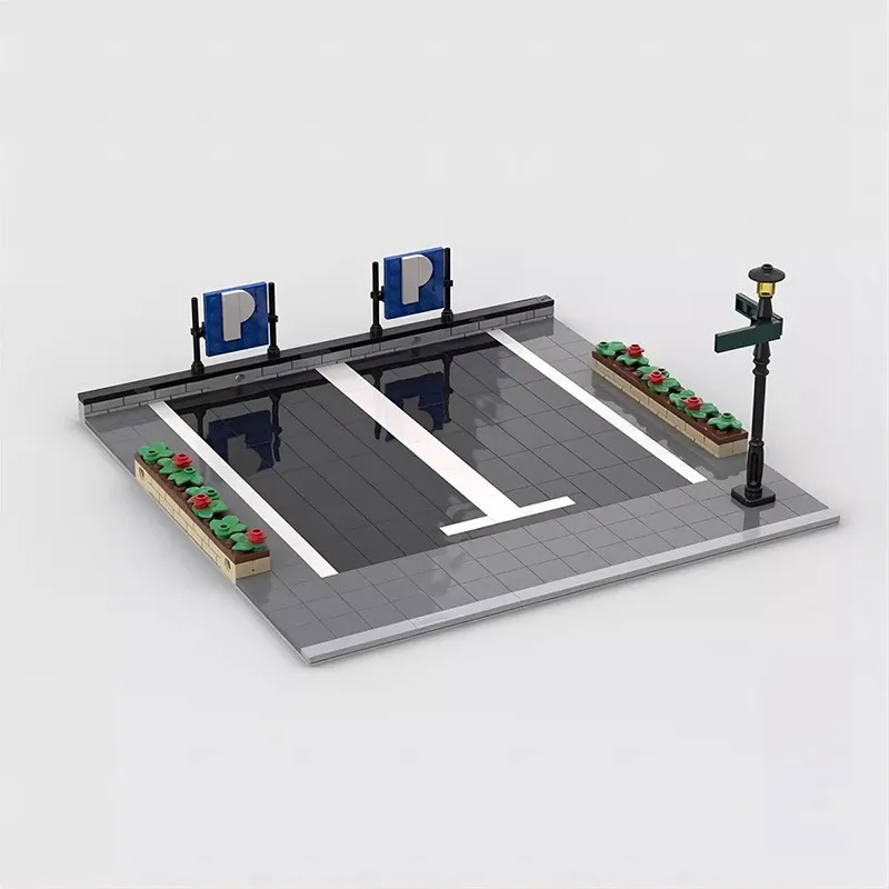 

MOC Supercar Parking Display Garage Parking Building Block Kids Puzzle Splicing Bricks Toy