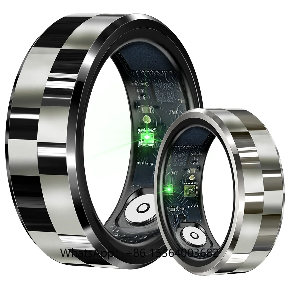 

TJXL-Popular R9 Sport Ring Intelligent Stainless Steel Fitness Tracker Sleep Detection Health Monitoring Android IOS Alarm Clock