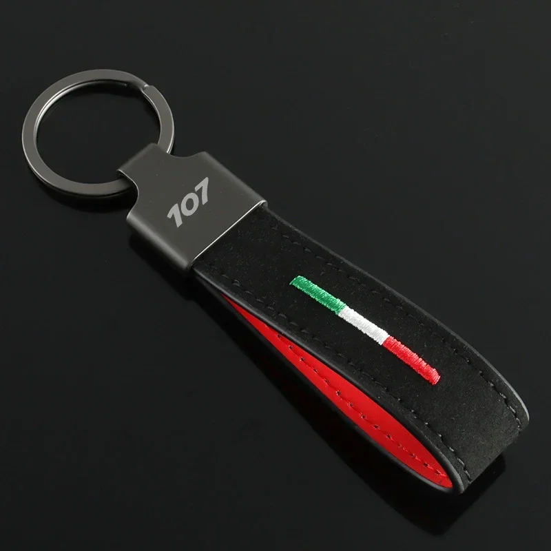 Suede Car Keychains Key Ring Pendant Auto Key Chains Accessories for Peugeot 107 Logo 405 205 3008 206 308 208 408 508 407 307