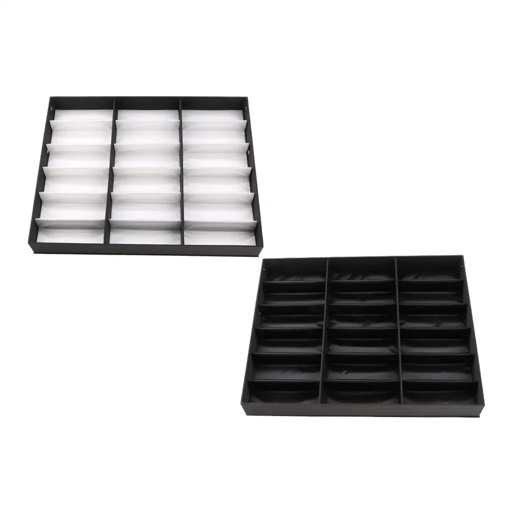 

Sunglasses Display Rack Case 1 Eyewear Tray Stand Organizer Storage Box Suit for Exhibition , Shop , Home Ornament