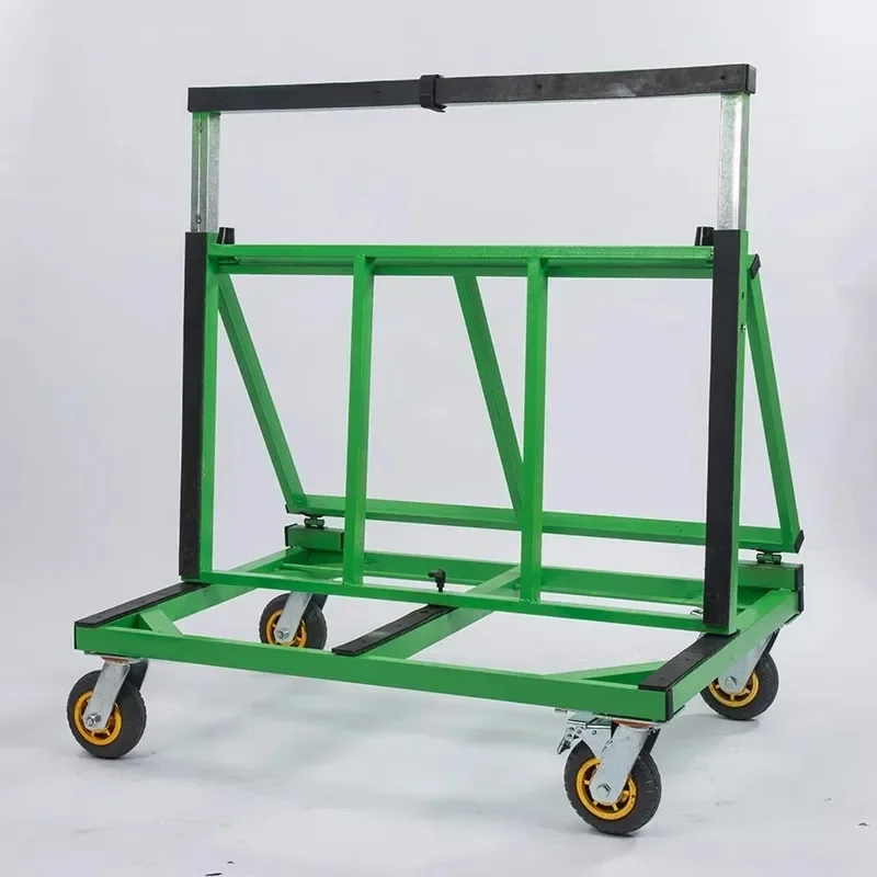 

【Best-selling】Foldable retractable doors and windows large glass panels heavy silent wheel transfer material cart