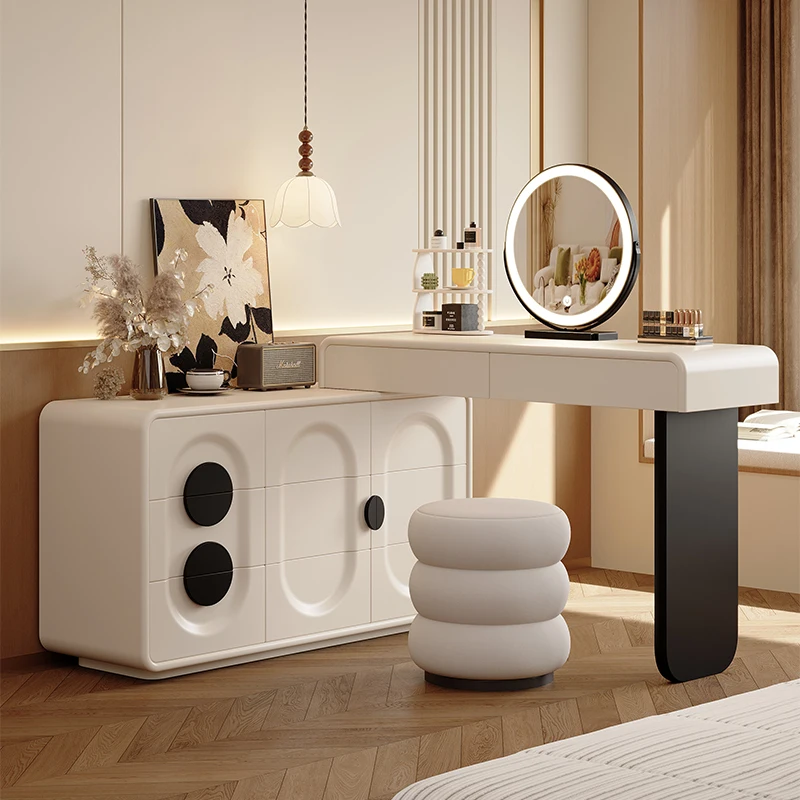 

Vintage Wood Dressing Table Apartment Girls Bedroom Drawers Fashion Dressing Table White Headboards Tocador Maquillaje Furniture