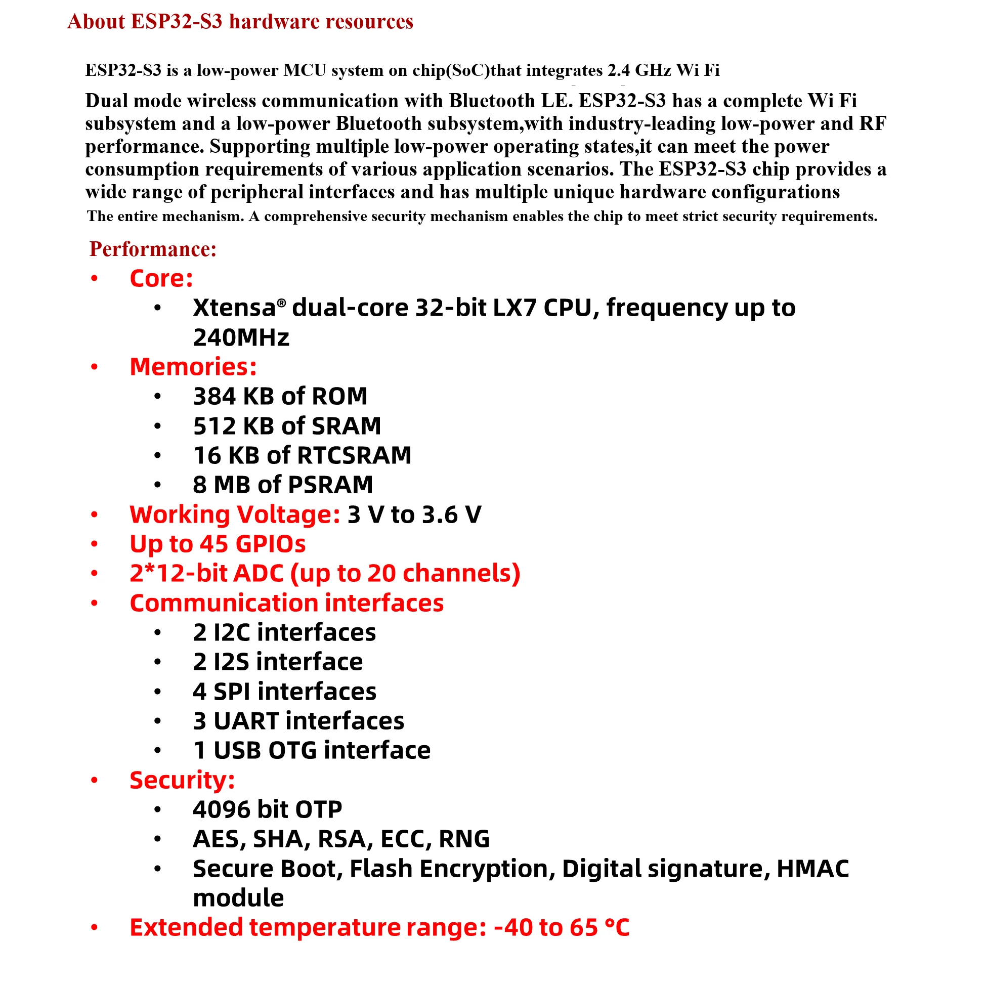 ESP32-S3 Entwicklungsboard Kernplatine: ESP32-S3-DevKitC-1 N8R2 N16R8 Modul integriert – Detail 3