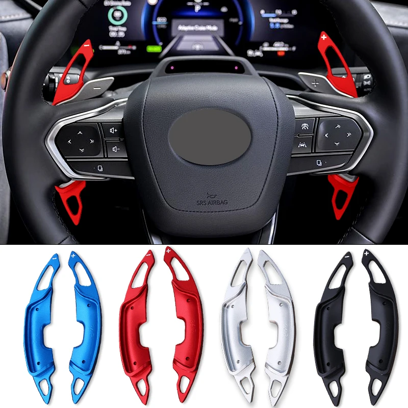 

For Lexus Car Steering Wheel Shift Paddle NX RX 350h UX LX ES LS RZ LM LBX 2023 2024 Alloy Shifter Paddles Sticker Accessories