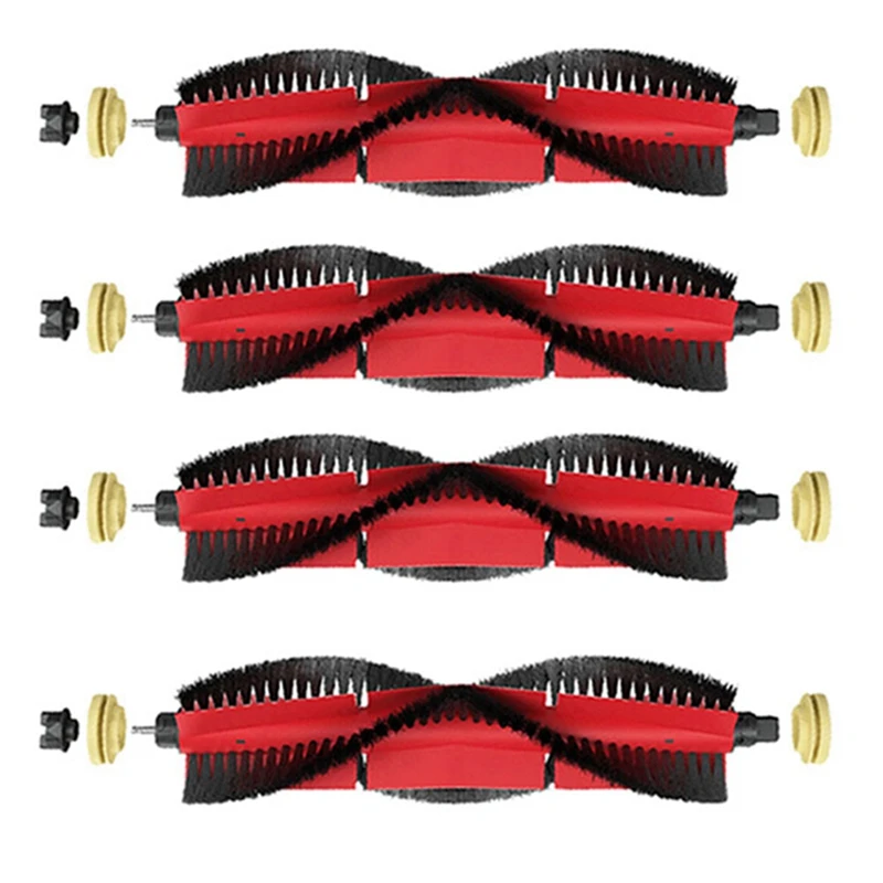 4 Stück geeignet für Xiaomi Roborock Kehrmaschine T6 T65 T4 austauschbares Zubehör Hauptbürste