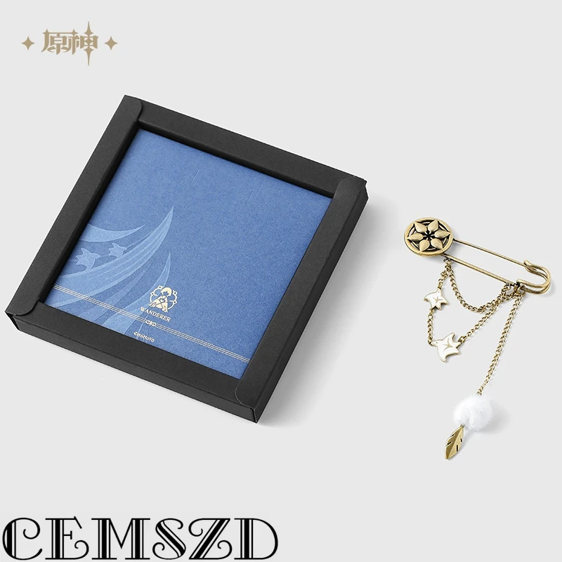 [Genuine] Official Game Genshin Impact Wanderer Cosplay Brooch Halloween Props Featuring Anime Characters Cartoon Accessories view 4