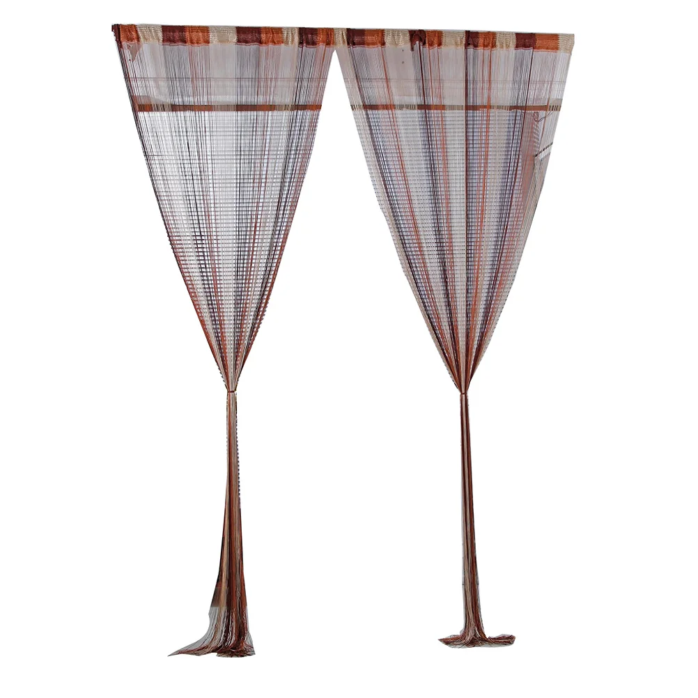 

100x200cm Thread Curtain for Living Room Bedroom Door Window String Drape Divider Decorative Room Partition Shop Display