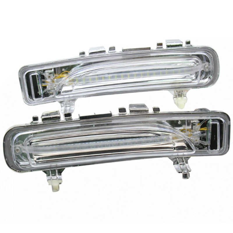 For Ford Edge 2011 2012 2013 2014 Car Left And Right Side 33 LED White Daytime Running Light Headlight Turn Signal DRL