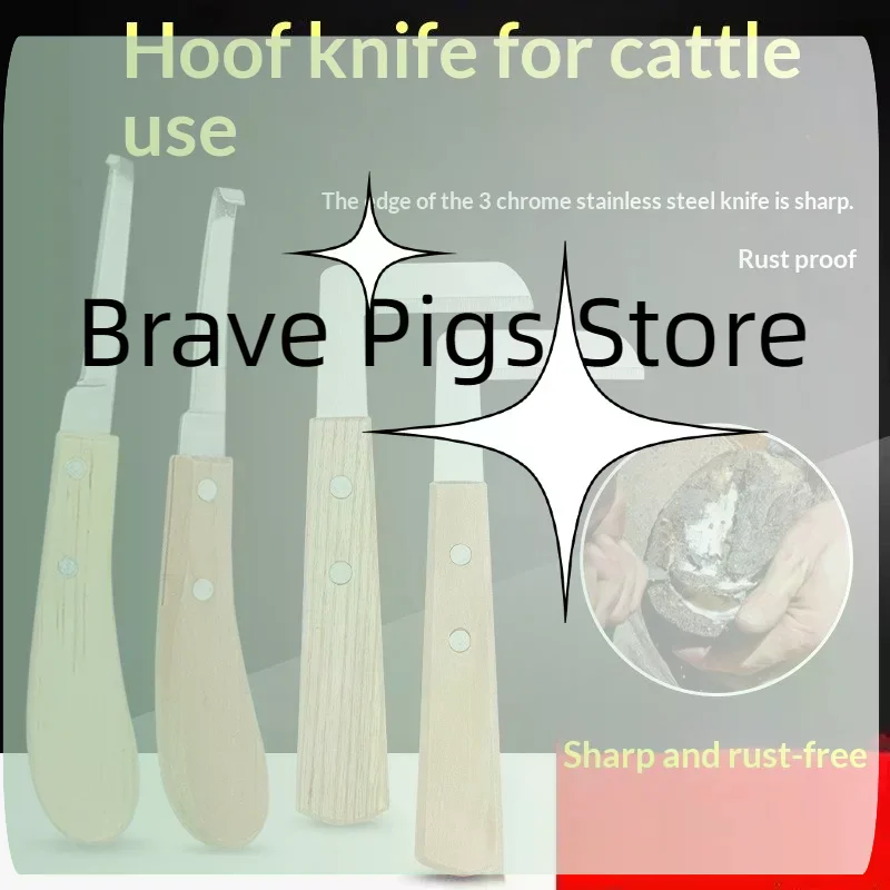 1Pcs Goat Cow Sheep Pig Livestock Hoof Knife Farm Cattle Horses Hoof Cutter Right Left Hand Animal Foot Pruning Veterinary Tools