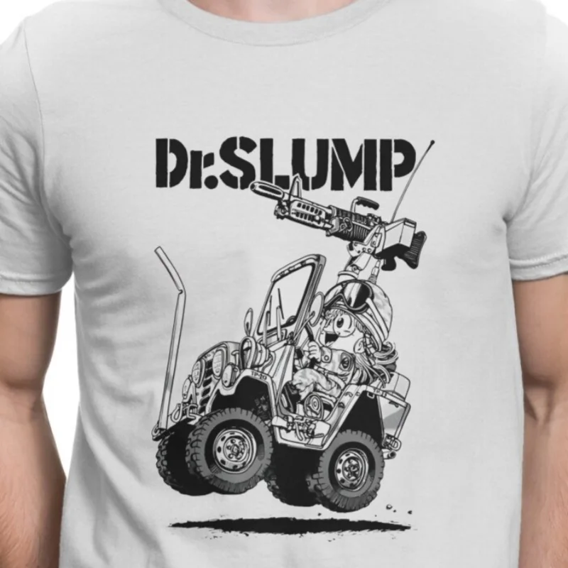 Funny Arale All Terrain T-Shirts for Men Crew Neck Pure Cotton T Shirts Dr. Slump Short Sleeve TeClassic Clothing