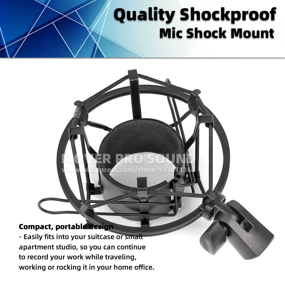 Isolation Mic Shockproof Anti Vibration Holder For AKG C4500 B BC C4500B-BC C 4500 Microphone Shock Mount Spider Stand Clip