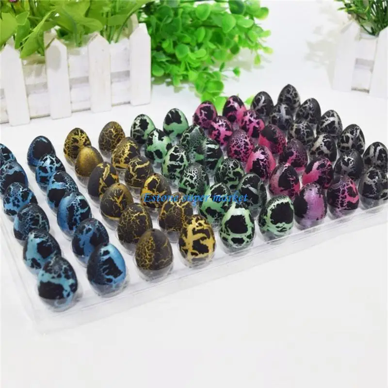 

090B Novelty Gag Toy Children Toy Magical Hatching Growing Animal Dinosaur Eggs