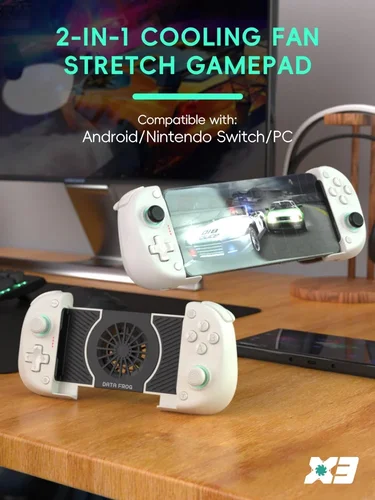 Imagen 2 del producto Control de Juego Inalámbrico DATA FROG X3 - Joystick para Teléfono Android Huawei Compatible con Call of Duty-MP