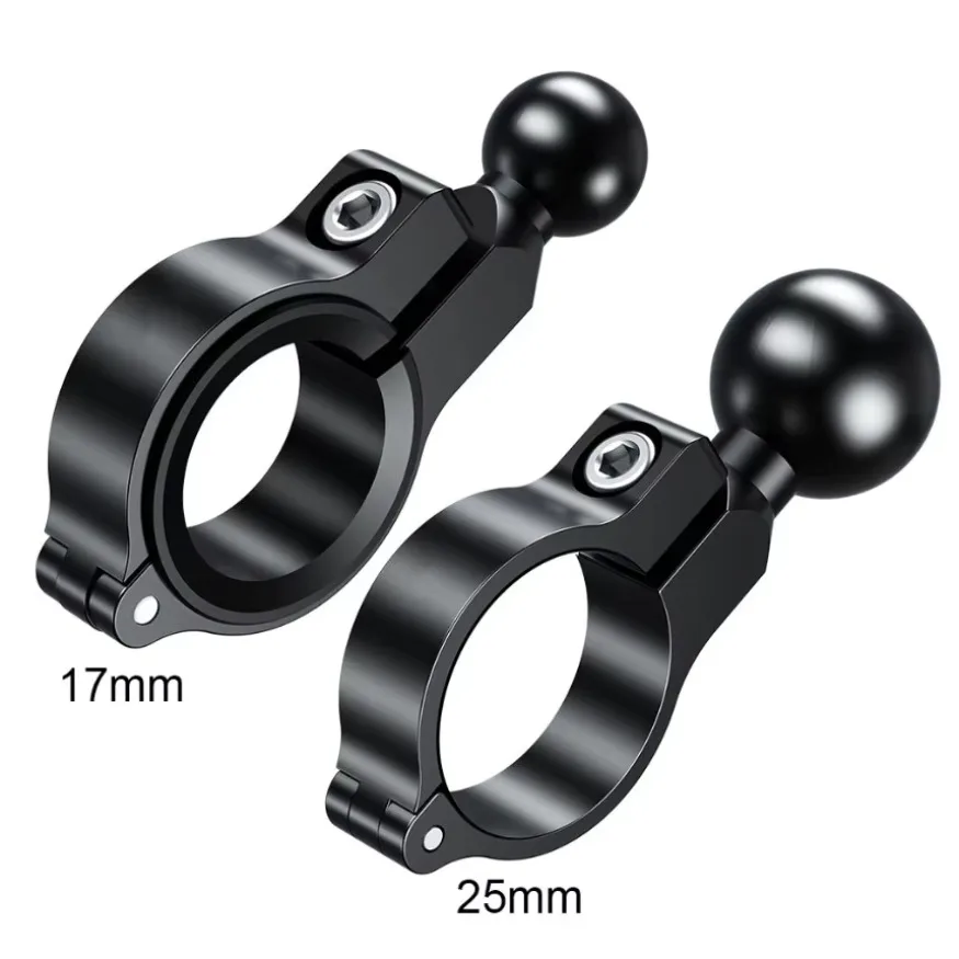 Motorcycle Handlebar Base 17mm 25mm Bicycle Riding Clip Aluminum Alloy Bicycle Mount Adapter Adjustable Motorcycle Accessories