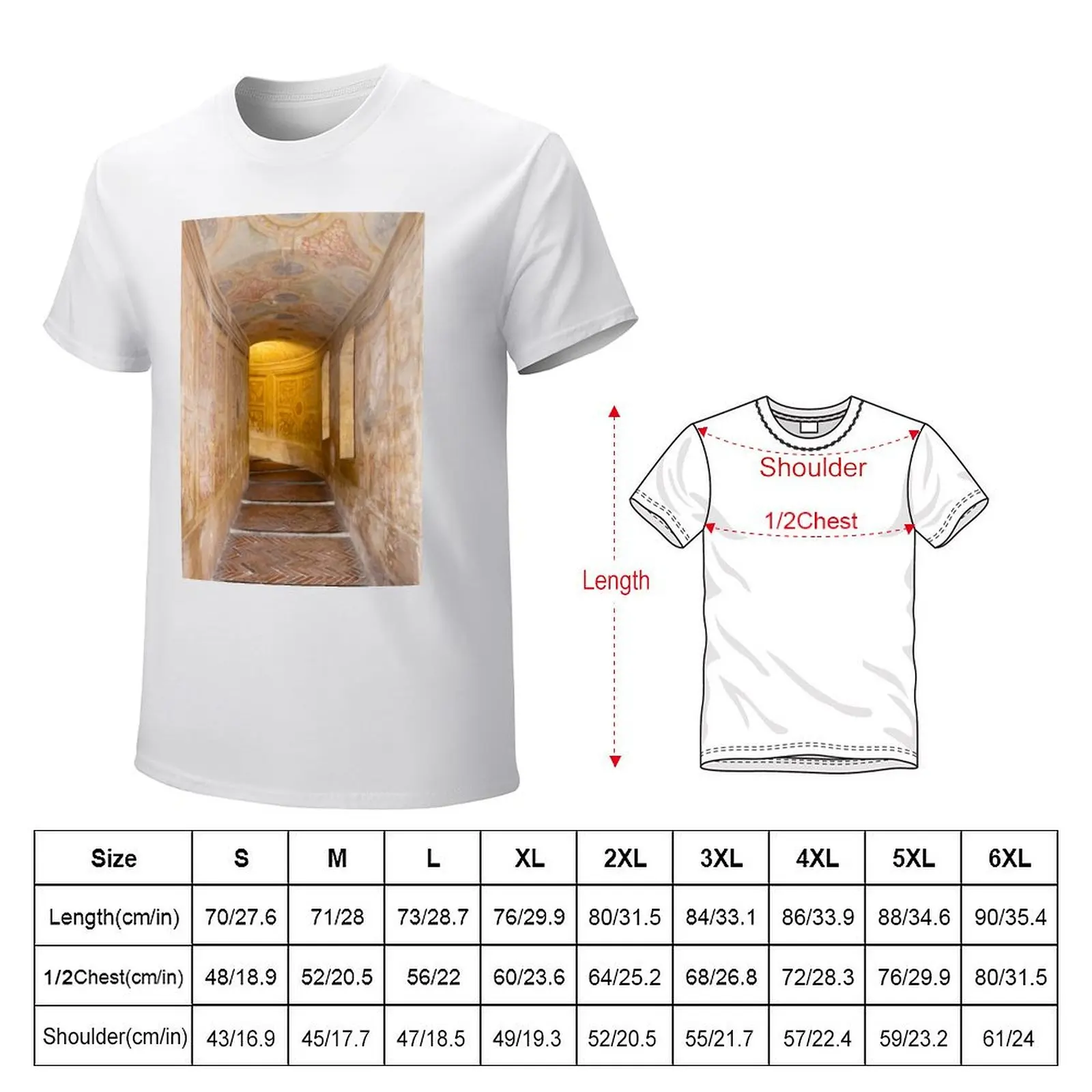 The Golden Entrance to the Palace T-Shirt summer top quick-drying Men's t shirts