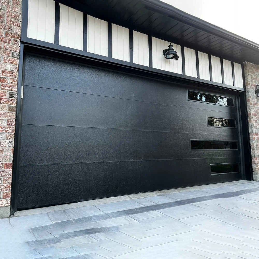 Sixinalu Porta del garage Pivot Ingresso a battente Bi-Folding Anteriore Interno Profilo in alluminio Porte Doppio smalto Decorazioni per la casa personalizzate