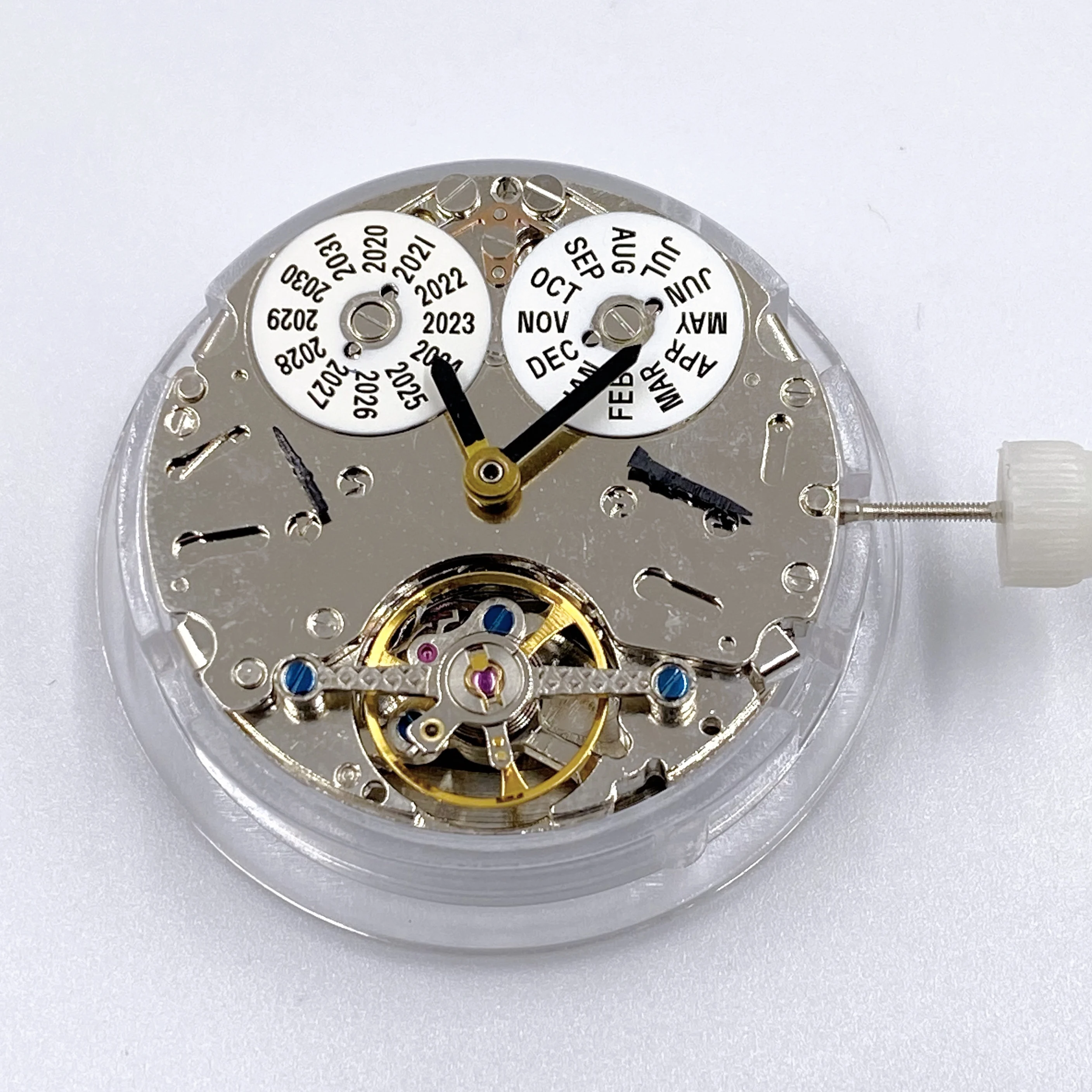 

Watch Accessories, Multi-functional Automatic Mechanical Movement, Perpetual Calendar, Five-pin Balance Wheel, Hollow Movement