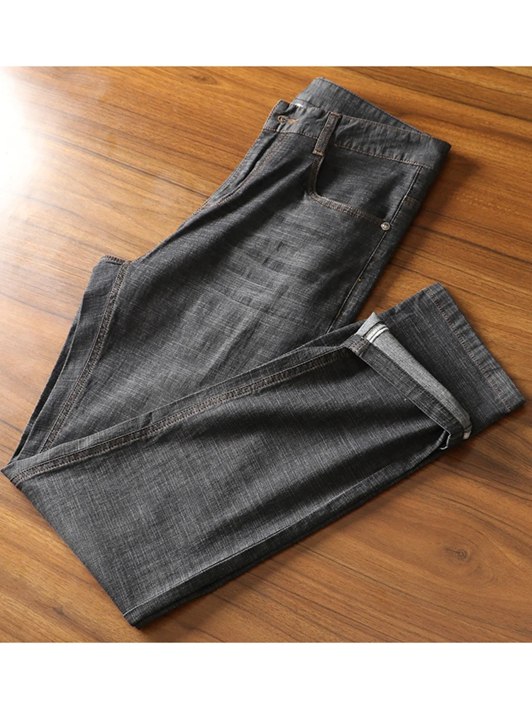 

Waed Loose Fit Straight Leg Jeans Men's Casual Long Trousers Autumn Faion Urban Sle Zipper Closure Comfortable Straight...