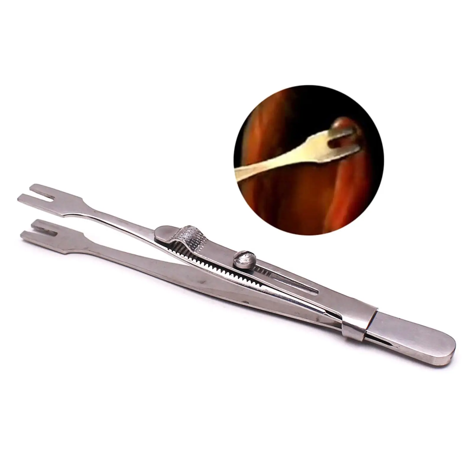 Tweezer Clamps Easy Lock Professional Tools for Ear Piercing