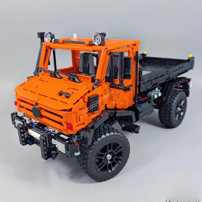 2789pcs Moc High-tech 500 PROFESSIONAL Line Bricks 42177 Unimog 437 Snow Plow Car Building Blocks for Adults Toys Christmas Gift