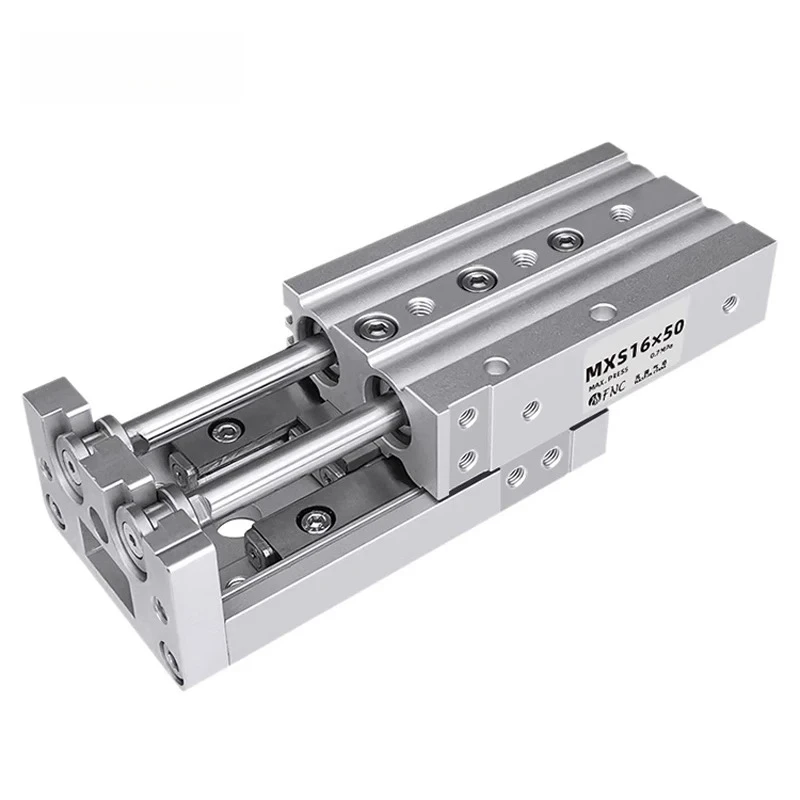 Air Slide Table Pneumatic   Cylinder MXS6 MXS8 MXS12 MXS16 MXS20 MXS25 Rail Slide Air Cylinder