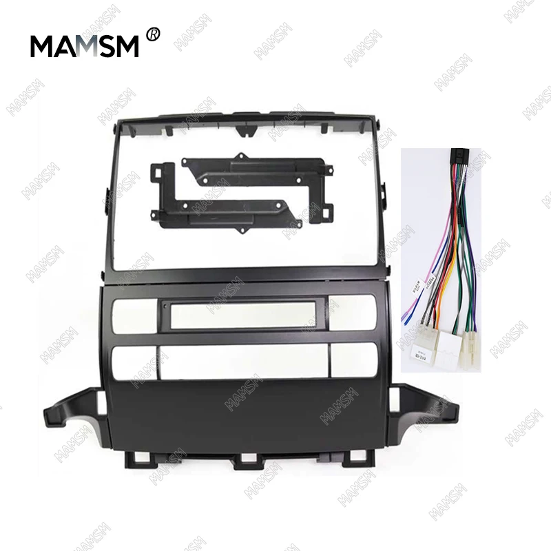 MAMSM Car Frame Fascia Adapter Android Radio Audio Dash Fitting Panel Kit For Toyota Prado 120 J120 2004-2009