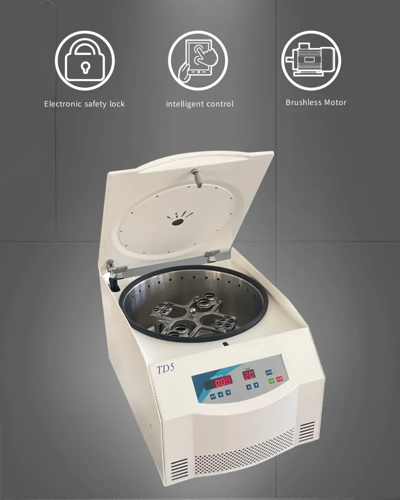TD5 5000 دورة في الدقيقة جهاز طرد مركزي لسطح المكتب جهاز طرد مركزي سريري للمختبر الطبي جهاز طرد مركزي