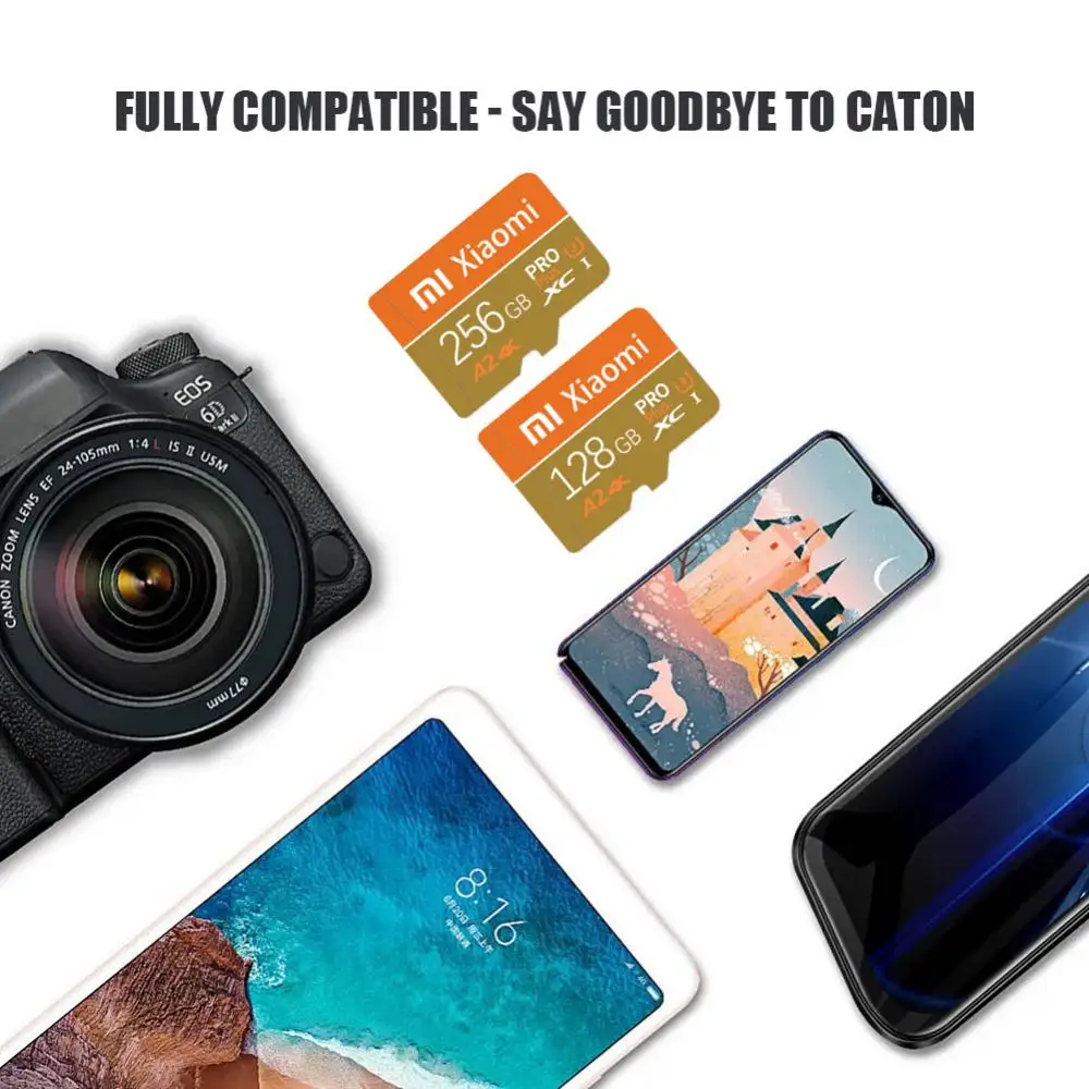 Original Xiaomi Mijia 1TB 2TB High Speed Micro TF SD Card 512GB SD Card 10 Micro TF SD Card 1TB SD Memory Card For Ps4 Ps5