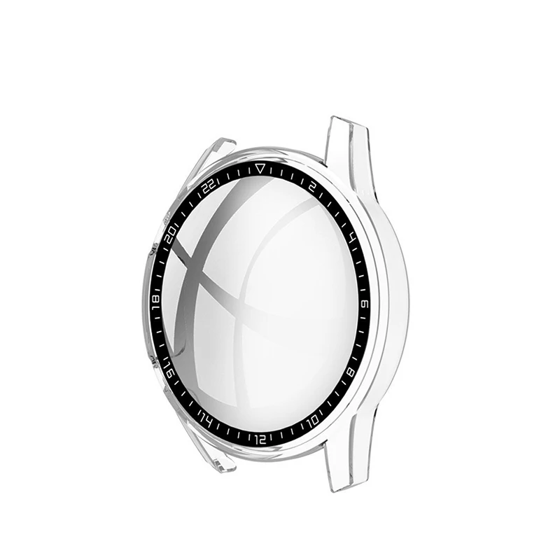 Protective Case For Huawei Watch GT 3 2 46mm 42mm Screen Protector Cover With Scale Glass Cover For Huawei Watch GT 3 2 Shell
