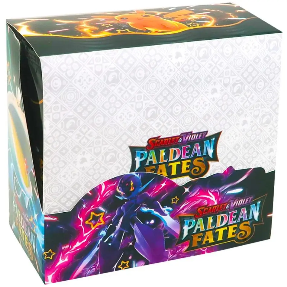 

Новый Pokemon аниме карточный магазин игровая коллекционная карта 324 шт. английское издание Scarlet Violet Pokemon Booster Box Entrenador Pokemon