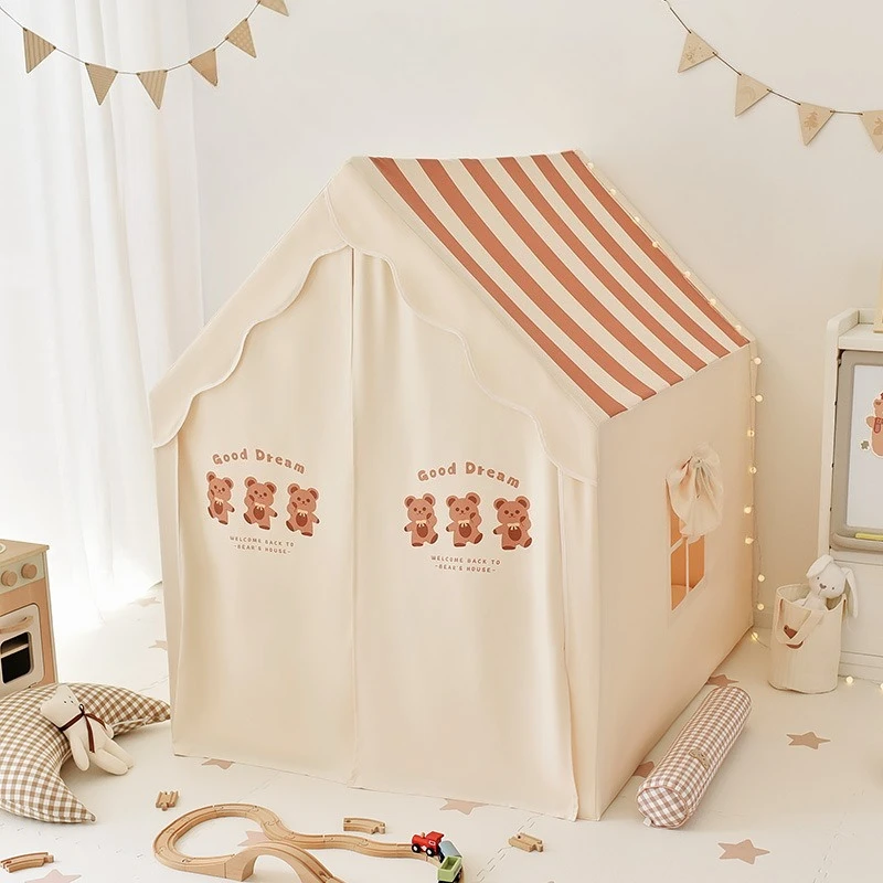 Luxe kinderspeelgoedtent Binnen Buiten Peuterspellen Tenthuis Kinderen speelhuisje Grote tent Veiligheid Spelen Kleine meisjeshuizen